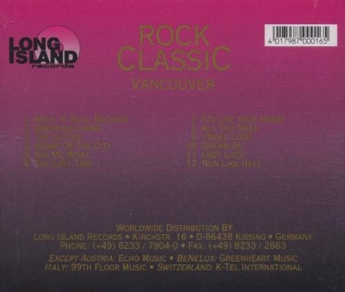 VANCOUVER [Audio CD]