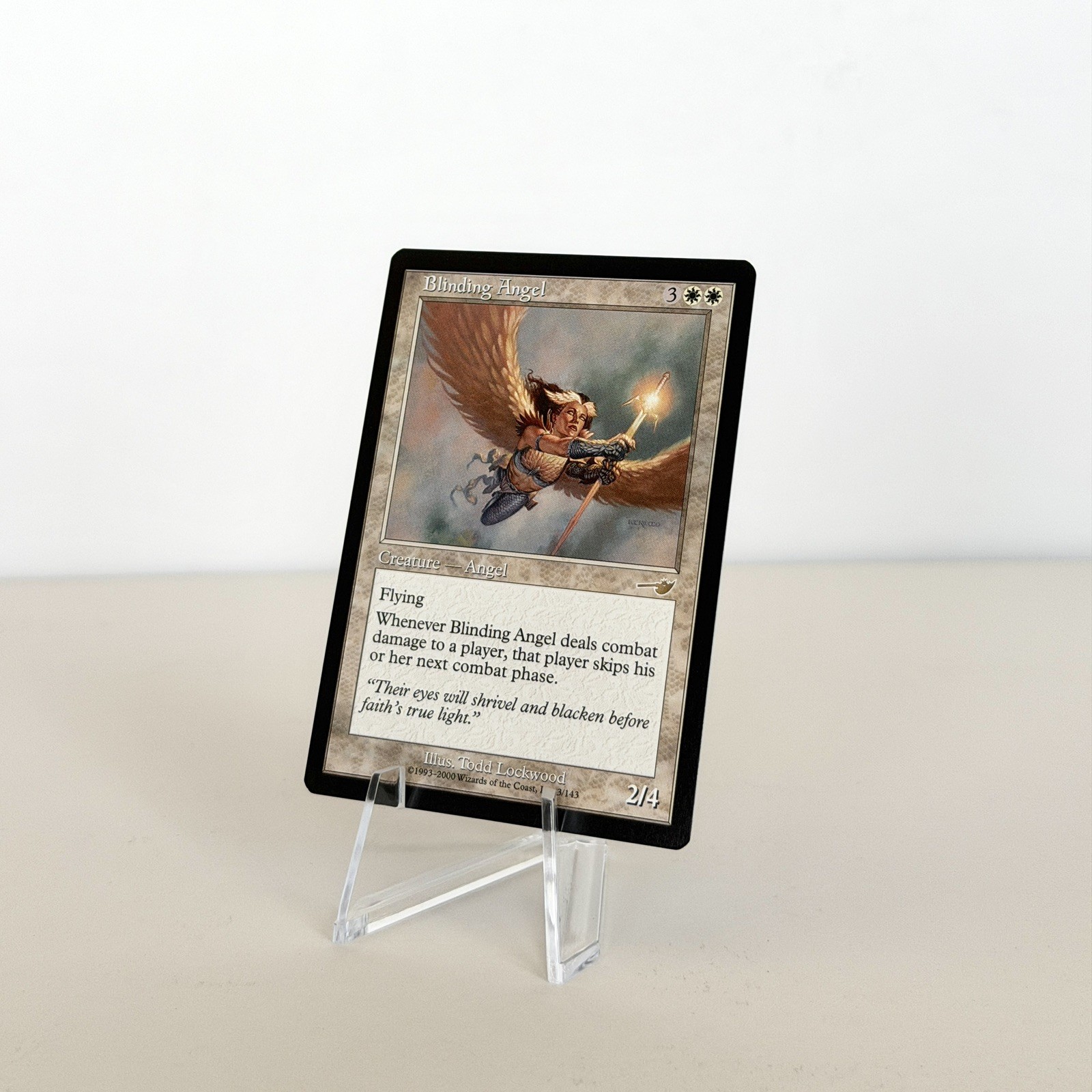 NM Rare/Vintage Blinding Angel #3 (Nemesis) MTG (Vintage Magic: the Gathering)