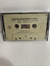 Speak  Spell by Depeche Mode Cassette, Oct-1990, Sire paper cover, missing