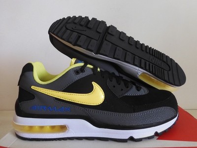 Nike Air Max Wright Black-Sonic Yellow-Dark Grey-Prize Blue Sz 9.5 [317551-084]