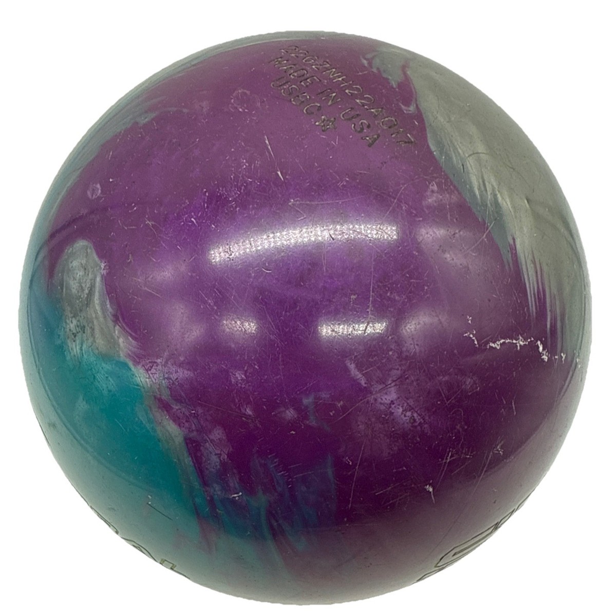 900 Global Zen S77 Response Bowling Ball 15lb Purple Silver Blue