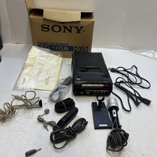 Vintage Sony Tape Recorder TC-110A parts only plus box  accessories  paperwork