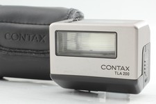 Tested MINT in Case Contax TLA200 Silver Shoe Mount Flash for G1 G2 From JAPAN