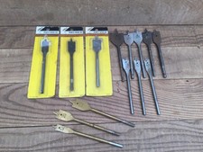 Vintage Carpentry Spade Drill Bits Flat Drill Bits Selection