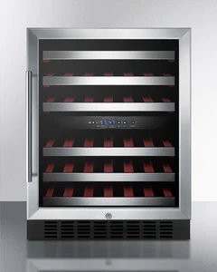 Summit SWC530BLBIST 24"W 46 Capacité de la bouteille - Acier inoxydable