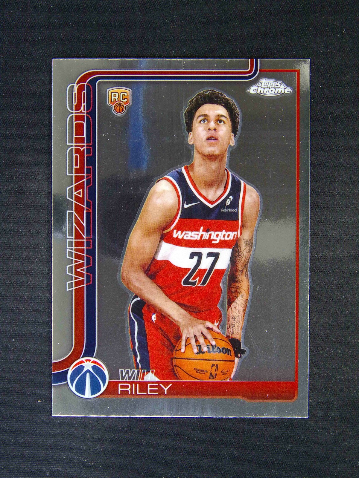2025-26 Topps Chrome Will Riley #271 RC Rookie Variation SP