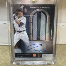 2024 Topps Museum Momentous Material Jumbo Patch Auto Spencer Torkelson /15 DET