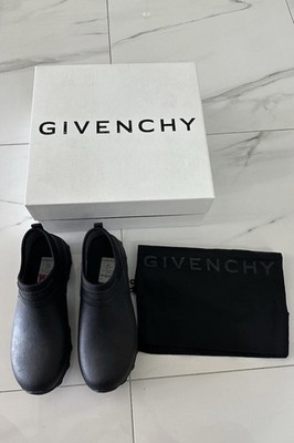 GIVENCHY Bogs Black Boots Low New & Authentic BH604CH1QG  Size 13 With Dust Bag.
