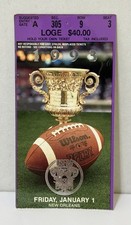 1993 Alabama vs Miami SUGAR BOWL Ticket Stub - Football National Championship