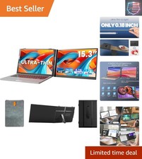 Laptop Screen Extender, Ultra-Thin 15.3" FHD 1200P 16:10 Portable Monitor for...
