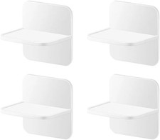 4 Packs Adhesive Furniture Anchors No Drill, Anti Tip Wall Anchors...