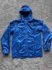 The North Face Jacket Boys XL 18/20 Blue HyVent Hooded Rain Windbreaker