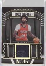 2022-23 Panini Noir Box Office Memorabilia 70/99 Brandon Ingram #BOM-BIG 12qz