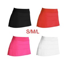 Damen Faltenrock Shorts L&auml;ssiger Active Skort f&uuml;r Sport Home Tennis