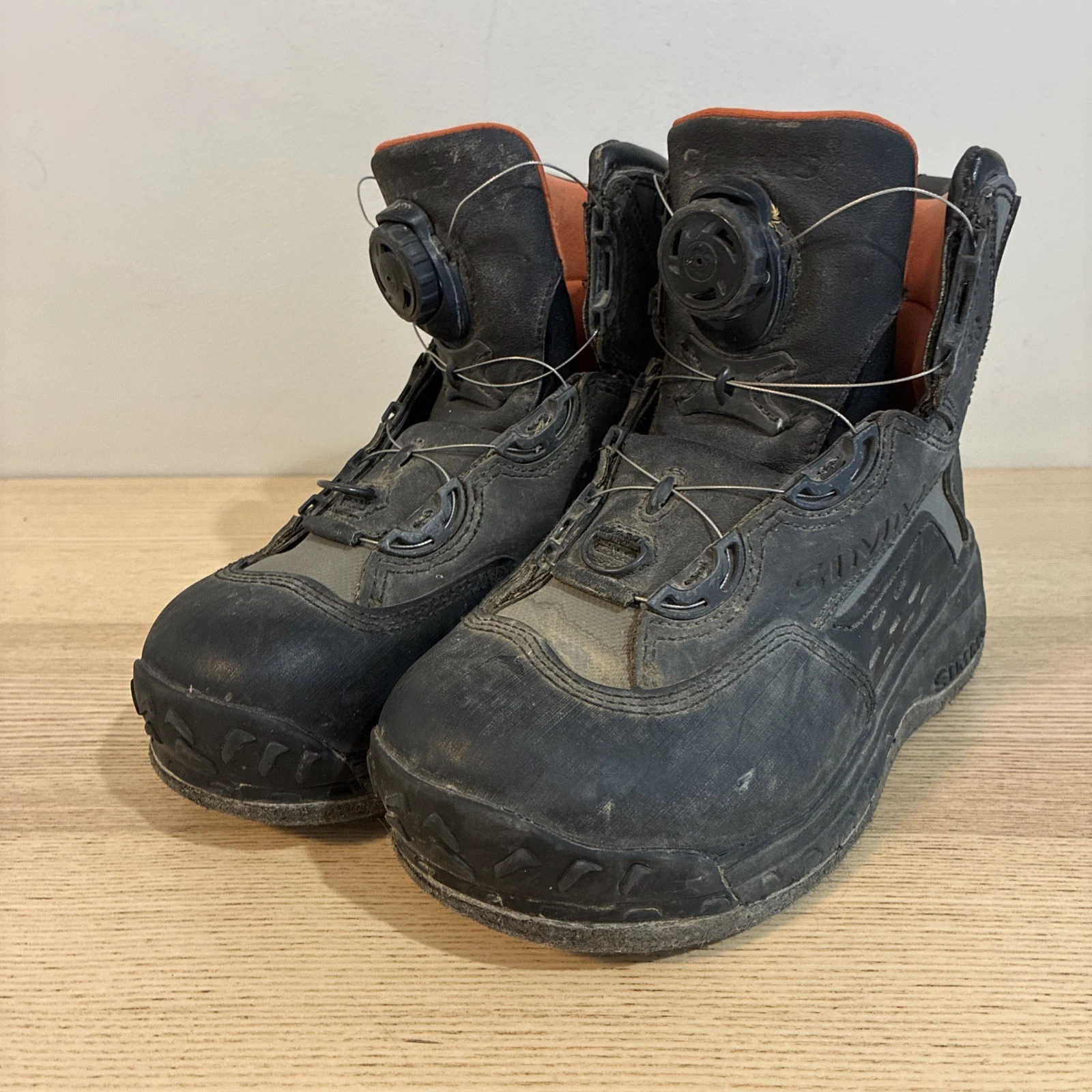 SIMMS Felt Bottom BOA Wading Boots Mens Size 5 Womens Size 6.5