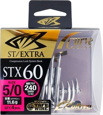 * OWNER C'ultiva STX-60 STINGER TREBLE EXTRA, for Saltwater Big Game Treble Hook