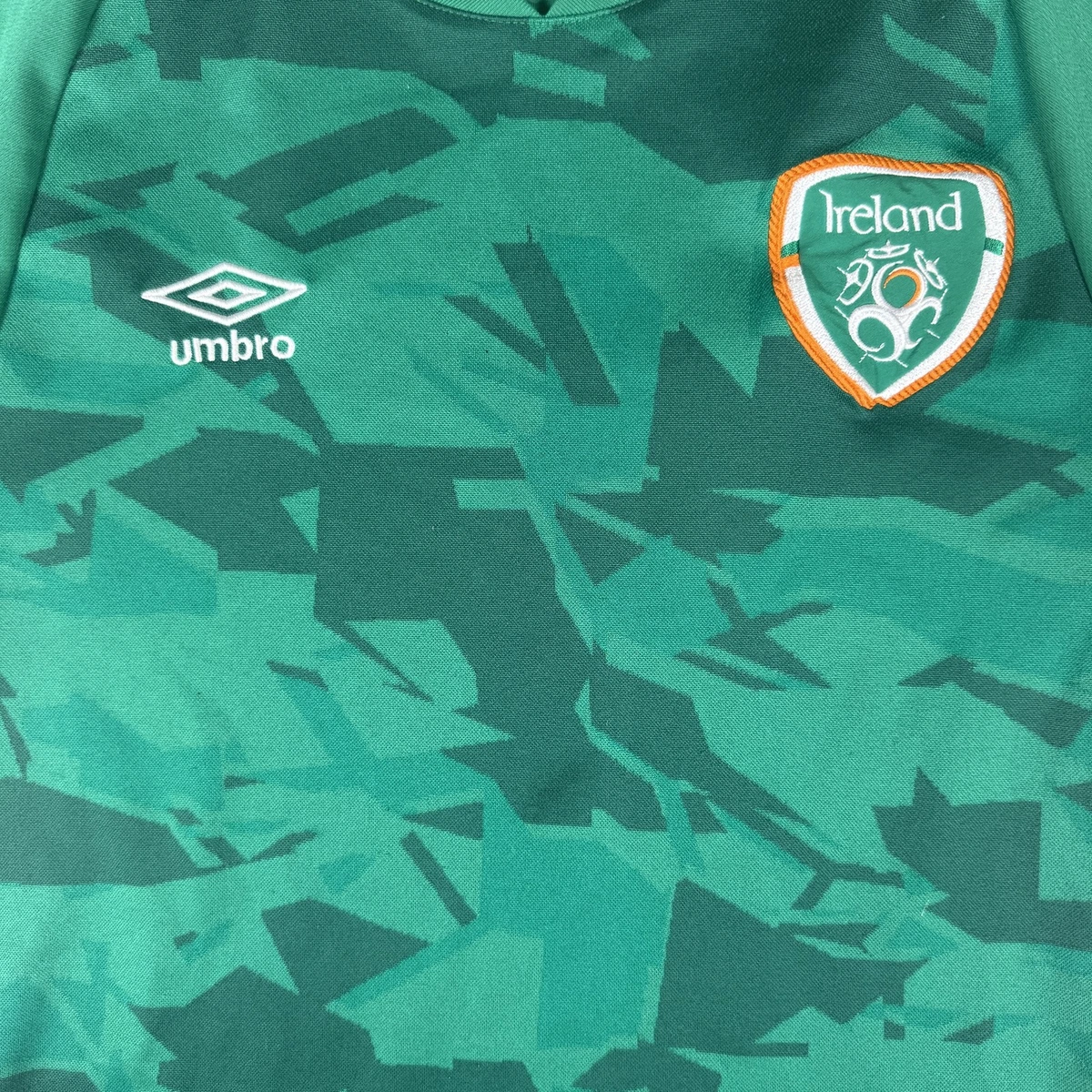 Maillot Umbro Irlande Domicile 2001-2002 – Vert, Taille XL, Homme, Collection