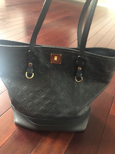 LOUIS VUITTON LV MONOGRAM EMPREINTE CITADINE PM TOTE BAG BLUE | eBay