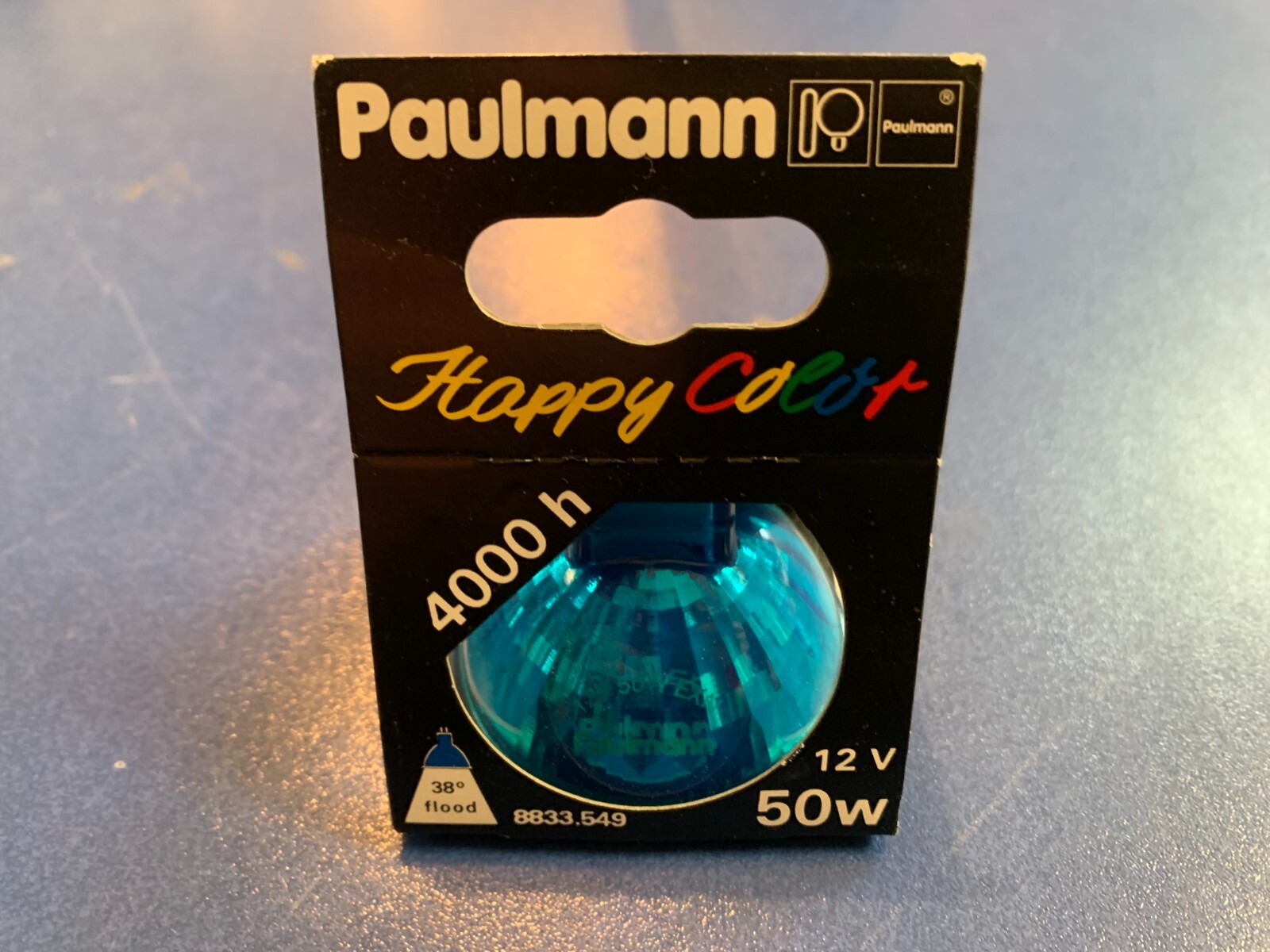 Paulmann Halogen Lamp GU5.3 50W Blue 12V Reflector Lamp 38° 8833.549 Halogen