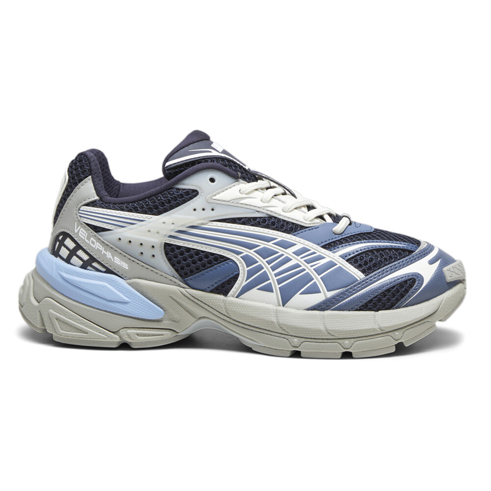 Повседневные мужские кроссовки Puma Velophasis с поэтапной шнуровкой, синие, серые кроссовки 38936506