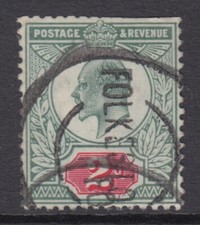 SG 227 2d Grey Green & Carmine Red (OCP) M12 (-) in average used condition .