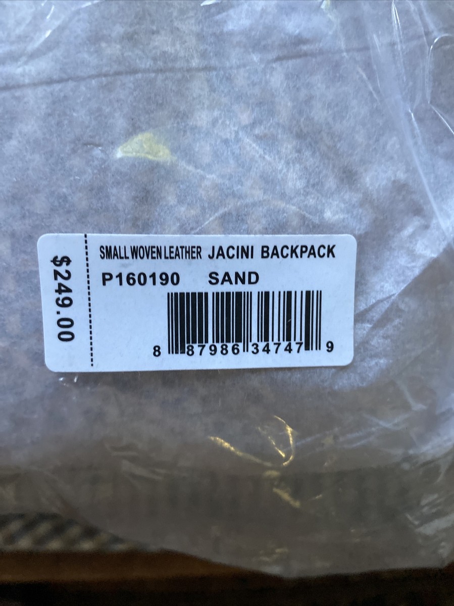 Patricia Nash Woven Collection Jacini Brown Leather Backpack  display picture 1