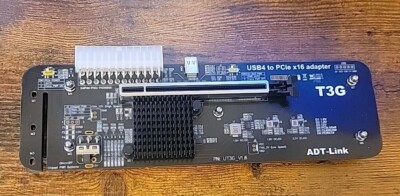 JMT ADT-UT3G USB4.0 Docking Station 64G PCIe4.0x4 to Laptop Graphics Card