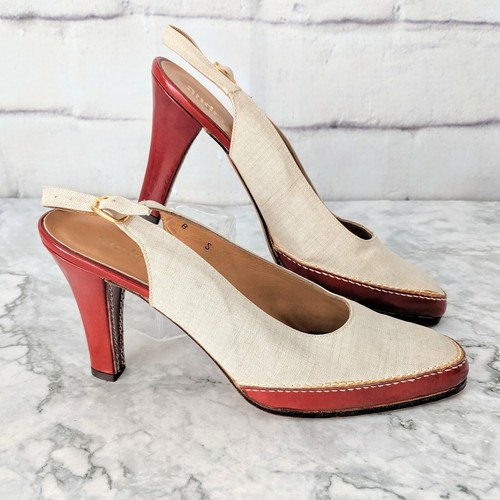 canvas slingback shoes