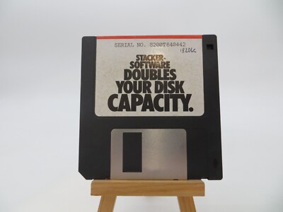 3.5'' Floppy Disk STACKER SOFTWARE Version 2.0 Doubles Your Disk Capacity 
