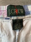 J Crew Madras Plaid Quilted Patchwork Shorts Flat Front 34 — photo 3