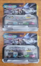 Lot of 2 Hasbro Micro Machines Service Station 06 Garage Icons - one chase car