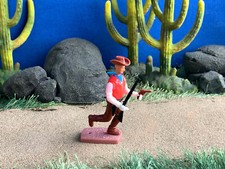 Plasty Germany Swoppet Cowboy Vintage '70 Plastic Figure 54mm