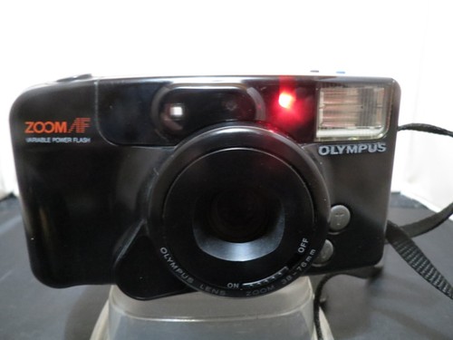 OLYMPUS AZ-210 SUPERZOOM 35mm Film Compact Camera w/ 38-76mm Zoom + Case & Ins - Picture 4 of 12