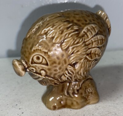 RARE Miniature Vintage Old Beneagles Scotch Peter Thomson Perth FISH bottle #10