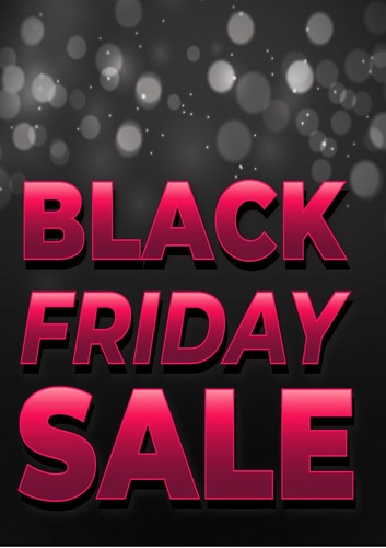 Insegna espositore poster vendita Black Friday impermeabile interno ed esterno pubblicità negozio - Foto 9 di 9