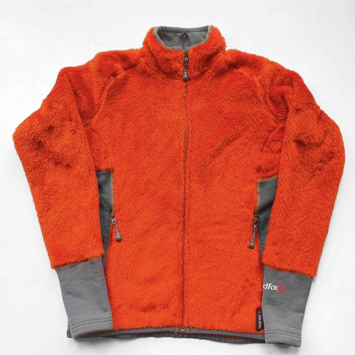 RED FOX Outdoor Equipment Lator Jacket Soft Sherpa Full Zip Brick