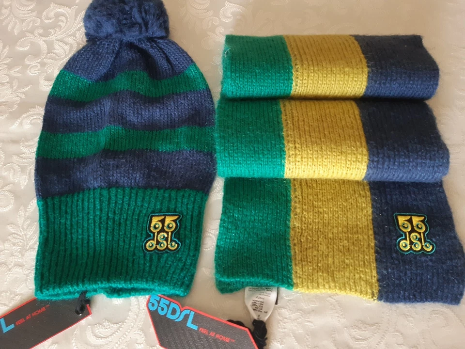 Sciarpa / Berretto Uomo 55dsl Mai Usati - Imagen 2 de 4