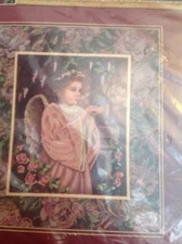 Sunset NO COUNT CROSS STITCH, AN ANGEL'S TOUCH, Sealed, MPN 13930