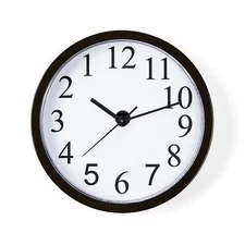 CafePress Backwards 10" Wall Clock (238071017)