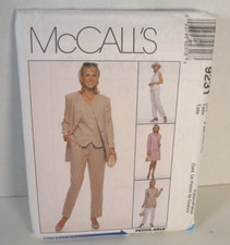 McCall's 9231 Lined Jacket, Vest, Pants  Skirt Misses' 18-20-22 Pattern Uncut