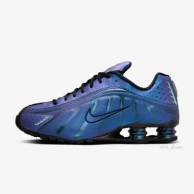 Nike Shox R4 Iridescent Purple HQ3446-001 Men's Size | eBay