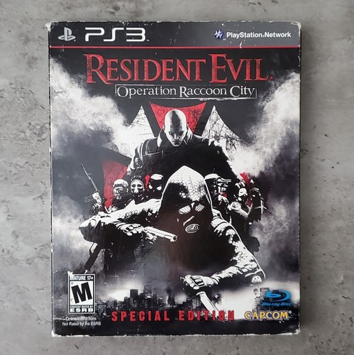 Resident Evil Operation Racoon City PS3 Edition Steelbook (getestet & funktionsfähig)
