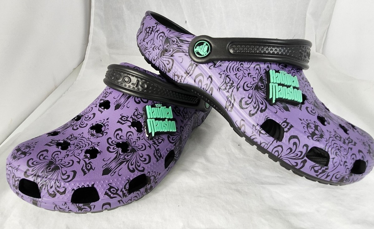 Disney Parks The Haunted Mansion Wallpaper Clogs for Adults  display picture 1