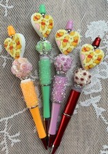Custom beaded pens  Winnie bear , Gifts, party, Journal, Basket filler.