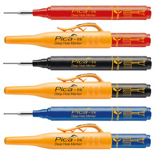 Pica Ink Big Ink Tieflochmarker Baumarker Schwarz Rot Blau Permanentmarker