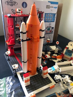 Space Flight Space Launch Center Model XJ-9990 Building Blocks 855