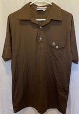 Vintage Grand Slam Munsingwear Pocket Polo Penguin XL 60s/70s Brown