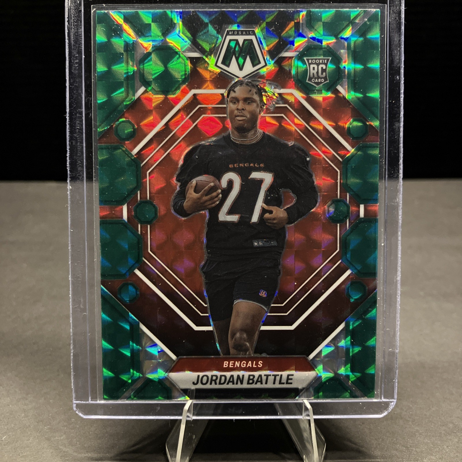 Jordan Battle Panini Mosaic #338 Green