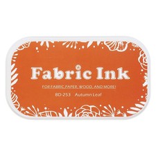 Ink Pads for Stamps, 3.7x2.2 Inch Fabric Ink Pad, Fallen Leaves