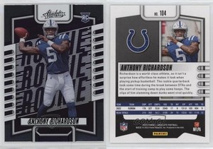 2023 Panini Absolute Rookies Black Anthony Richardson #104 Rookie RC
